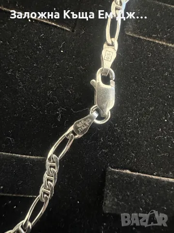 Сребърен синджир Картие 7.04гр. Проба 925, снимка 2 - Колиета, медальони, синджири - 50109877