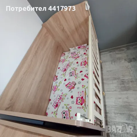 Детска дървена кошара + матрак, снимка 15 - Кошарки - 49534864