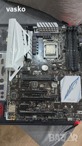 Asus Z170-A + Intel I7 6700k, снимка 6 - Дънни платки - 56243661