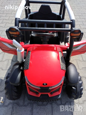 TEXAS акумулаторен трактор HARVEST червен, снимка 11 - Други - 53849439