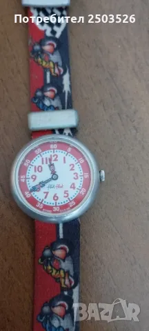 Детски швейцарски часовник"Flik Flag"