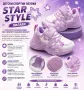 Детски спортни обувки "Star Style" – Лилави, снимка 1