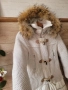 Зимно яке с естествен косъм и гъши пух , снимка 4