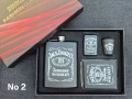 Подаръчен комплект Jack Daniel's,манерка,запалка и чаши,четири модела, снимка 5