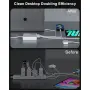 Чисто нова настолна зарядна станция 180W GaN с LCD дисплей и 6 порта  , снимка 2