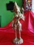 Голяма Бронзова  Индуиска Статуя Богиня ПАРВАТИ, снимка 1 - Антикварни и старинни предмети - 38776789