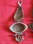 Колекционерски сребърни обеци ГРАНАТ,ОНИКС ЯПОНСКИ СТИЛ ювелирна изработка 50808, снимка 8