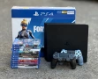 Конзола PlayStation 4 Slim 500GB + 2 оригинални джойстика + 11 игри, снимка 2