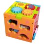 Дървен куб със сортер, снимка 3