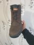 Предпазни работни обувки с метално бомбе Emma - D-XD Brown S3 HI Clasical  номер 45, снимка 4