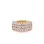 Златен дамски пръстен 3,41гр. размер:59 14кр. проба:585 модел:21879-1, снимка 1