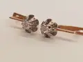 Руско злато. Обеци с брилианти. , снимка 6