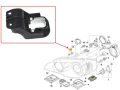 Щипка за захващане на фар BMW X5 E70, снимка 4