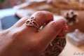 Сребърен пръстен модел R082, снимка 5