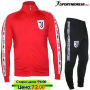 Мъжки футболен екип FC JUVENTUS, черен с червено, полиестер