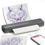 Нов Лек Термален Принтер за Татуировки PhoFuta M08F Bluetooth iPad PC, снимка 1 - Принтери, копири, скенери - 44681412