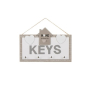 Стойка за ключове, Дървена поставка за ключове, 21x6x26 cm