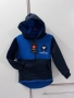 Детски суичър с качулка в тъмносиньо, снимка 1