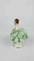 Порцеланова балерина със зелена рокля - Sandizell, Dresden, снимка 4