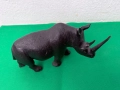 Африканска дървена фигура на носорог №7684 , снимка 5
