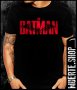 Черна тениска с щампа THE BATMAN 2022 LOGO, снимка 1 - Тениски - 41339025
