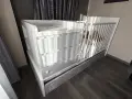 Премиум трансформираща се кошара Italbaby OSLO + пълен комплект (матрак и обиколници), снимка 3
