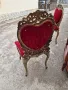 Чифт превъзходни антикварни метални барокови столове , снимка 5