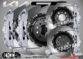 KIA GT надписи за капаци на спирачни апарати, снимка 3