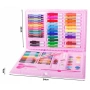4731 Пълен комплект за рисуване 86 части – Акварели и цветни моливи в куфарче за момичета, снимка 14