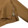 Дамска блуза Acne Studios Misty PSS15 Zipped Brown Sweater, снимка 2