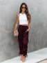 Моден дамски ежедневен панталон с джобове и висока талия, 3цвята - 023, снимка 2