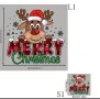 Сладко еленче елен елф Merry Christmas Коледна термо щампа апликация картинка за дреха лепенка, снимка 2