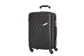 Куфар ABS малък 55 х 37 х 23см / Черен/Син/Сив с махащи се колелца
