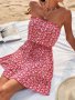 Дамска ежедневна ваканционна секси рокля на цветя, 7цвята - 023, снимка 2