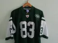 New York Jets Moss Reebok NFL XL+2 оригинална тениска фланелка jersey Джетс Ню Йорк, снимка 2