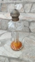 Красива старинна газена лампа с усукано стъкло , снимка 5