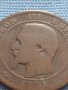 Рядка монета 10 сантима 1856"w" Франция Наполеон трети за КОЛЕКЦИЯ 26437, снимка 6