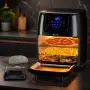 Фритюрник с горещ въздух XXL 4в1, 12L, 1800W – Фурна, грил и дехидратор, снимка 3