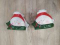 Коледни салфетници зимни мотиви джуджета дядо Коледа , снимка 2