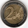 РЯДКО!!! 2 евро 2002 г. - Германия, със знак "А", снимка 2