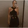 Уникална черна рокля Cult Gaia, снимка 2