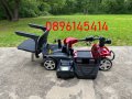 Сгъваема електрическа четириколка – скутер – 350W - Гаранция, снимка 3