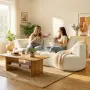 Триместен диван HOMCOM, 260 см шенилна тапицерия, снимка 5