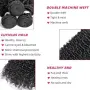 Комплект естествена бразилска коса PERISMODA Deep Wave, 41/46/51 см, снимка 3