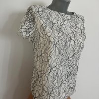 Дантелена блуза , снимка 1 - Блузи с дълъг ръкав и пуловери - 35982548