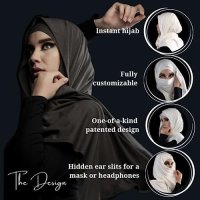 Нов Хиджаб шал за жени/еластичен лек мек бамбук и памук, снимка 5 - Други - 41720742