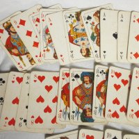 Стари Немски  Ретро Карти за Игра,Ретро Карти - 32 бр., снимка 7 - Карти за игра - 38631145