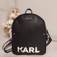 Черна раница  Karl Lagerfeld  код SG27, снимка 4 - Раници - 38550402