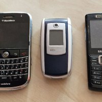 Blackberry 9000, Samsung C5212 и E700 - за ремонт, снимка 1 - Blackberry - 41673843