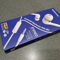 Borofone слушалки с микрофон 3.5mm - черни и бели, снимка 7 - Слушалки, hands-free - 34830798